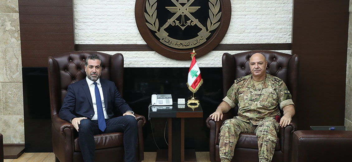 Ragy el-Saad rencontre le commandant en chef de l’armée