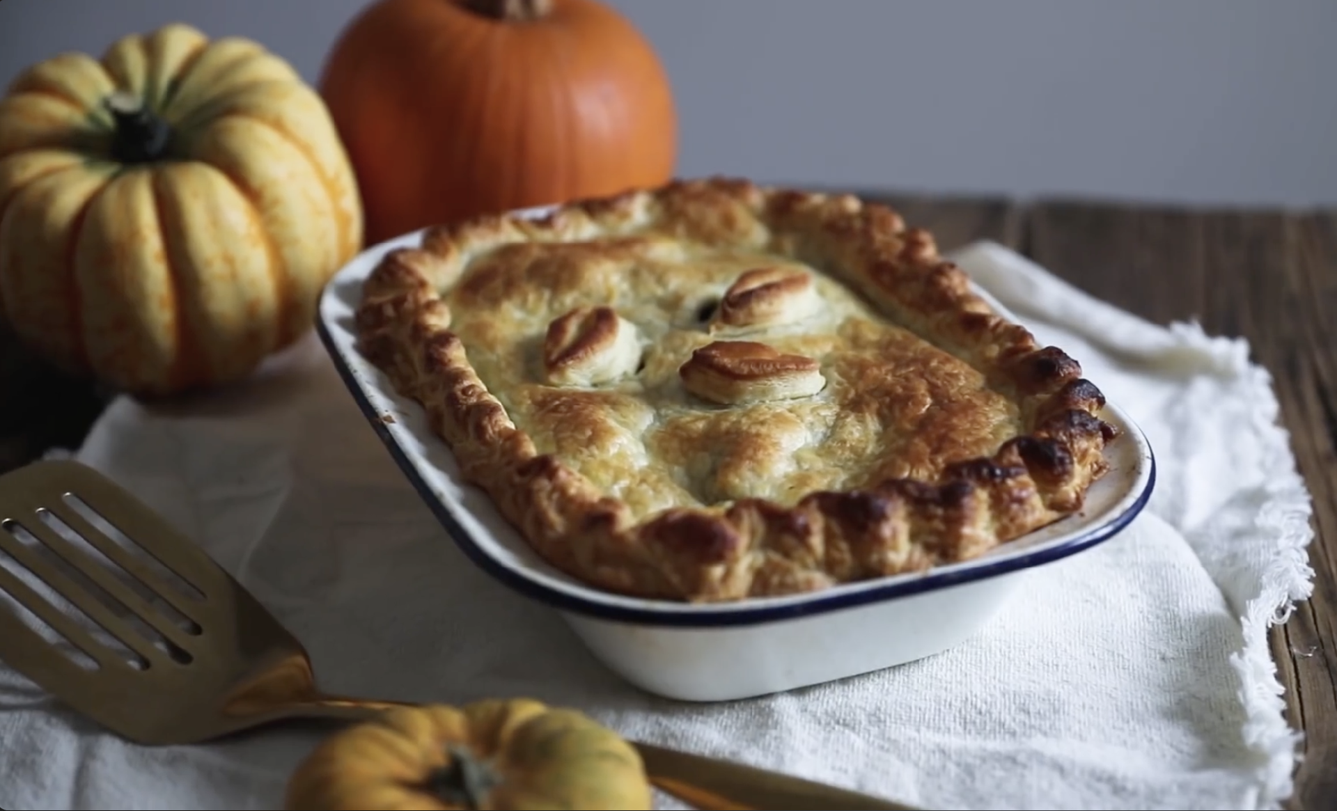 Recette festive: Tourte au potiron