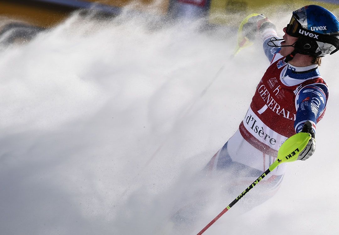 Ski alpin: Le Français Clément Noël en patron chez lui à Val d'Isère