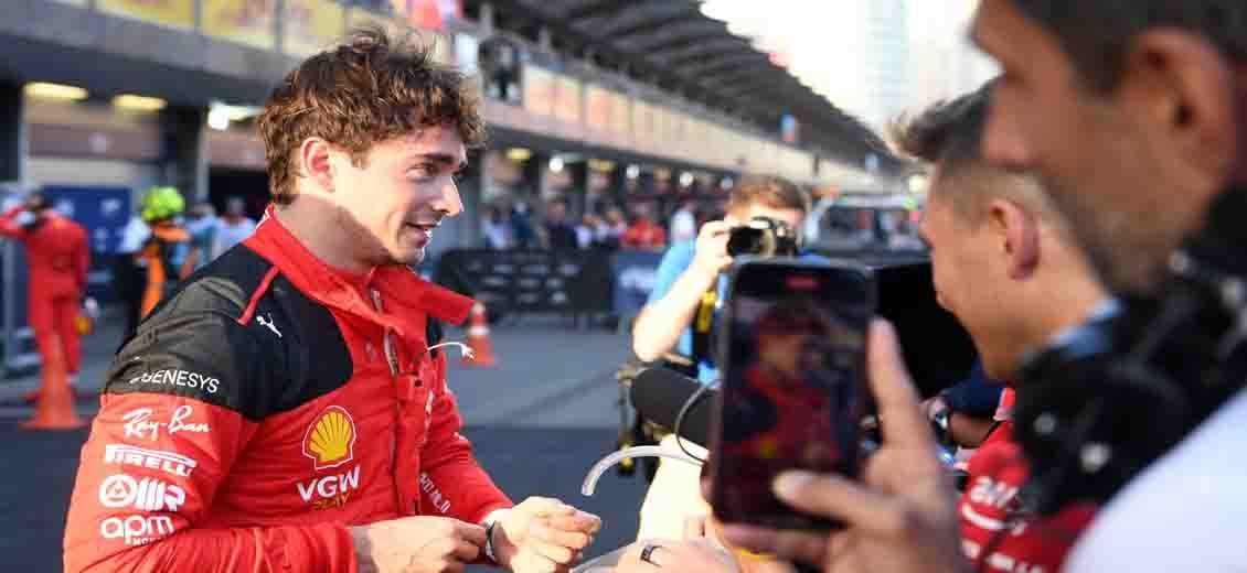 F1/GP d'Azerbaïdjan: Leclerc, roi de la pole à Bakou