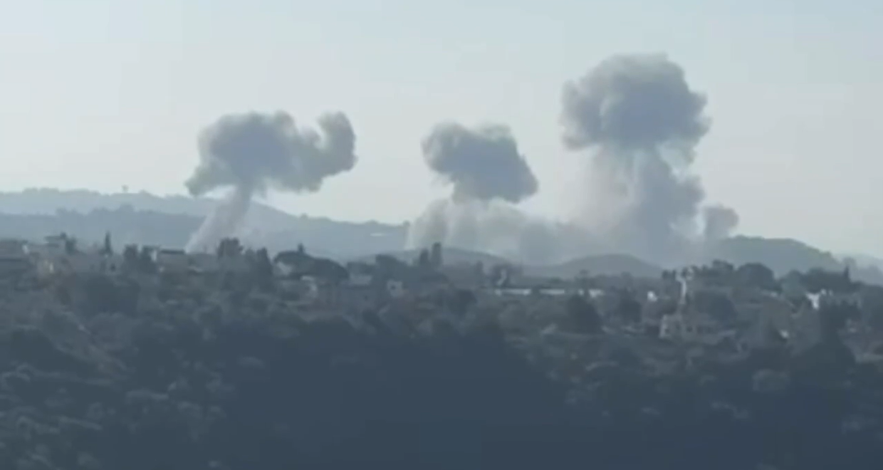 De puissantes frappes israéliennes secouent la région de Nabatieh