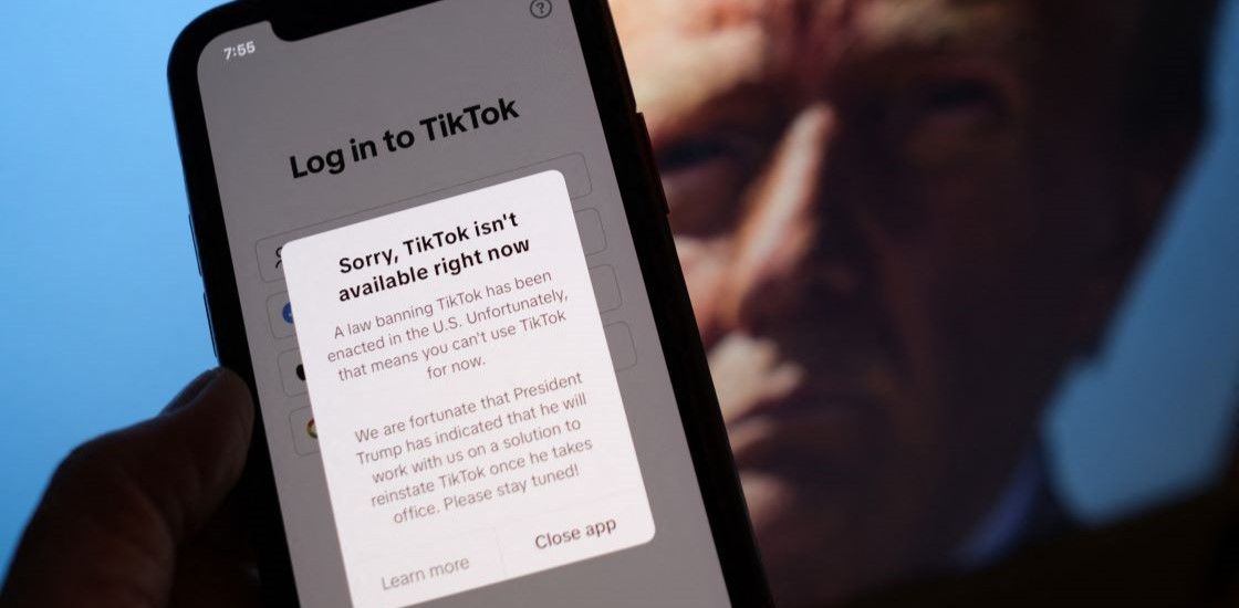 TikTok désormais inaccessible aux États-Unis mais compte sur une \