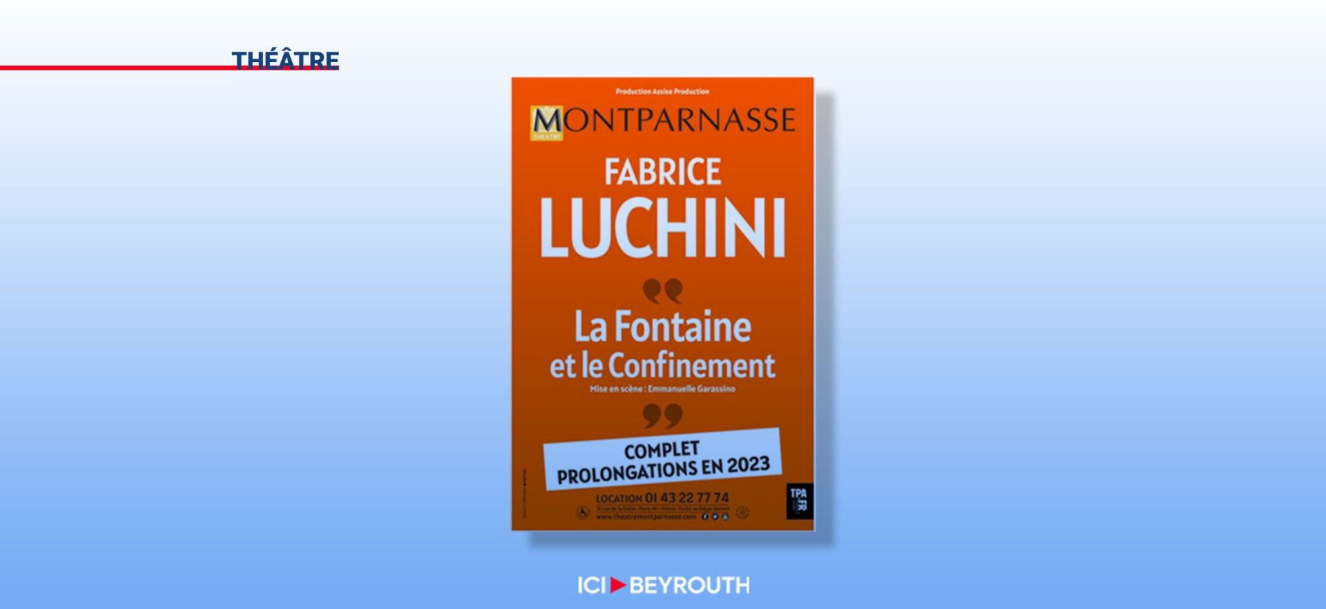 «La Fontaine et le confinement» de Lucchini