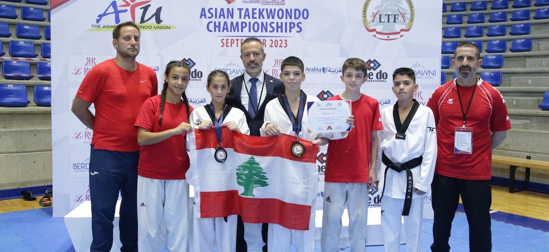 Championnat asiatique de taekwondo: deux médailles pour l'équipe libanaise