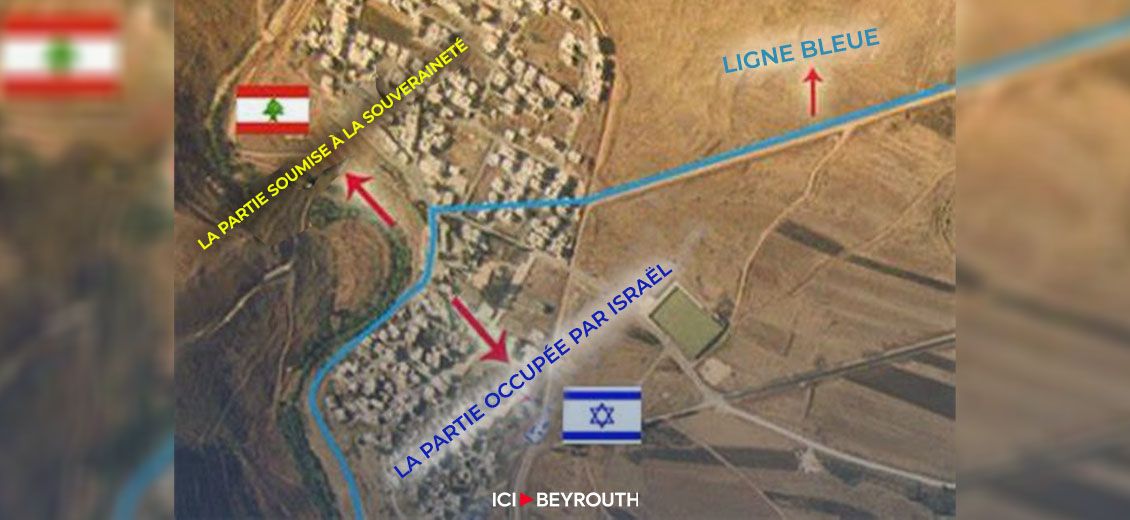 2/4 Le nord de Ghajar, territoire libanais habité par des Syriens, occupé par Israël