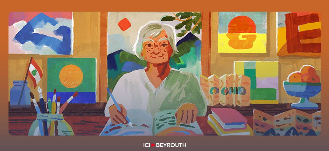 Un Google Doodle rend hommage à l’art d’Etel Adnan