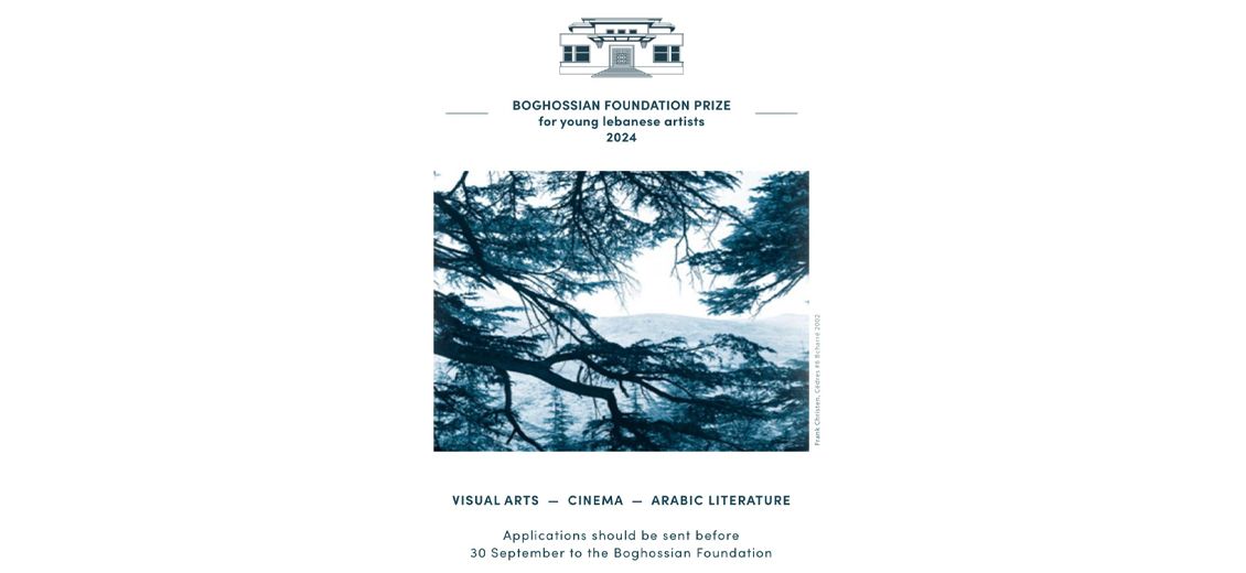 12e édition du Prix de la fondation Boghossian qui récompense les jeunes artistes libanais