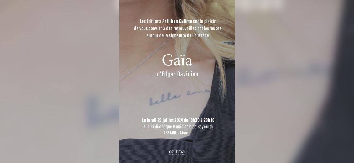 Edgar Davidian signe son nouveau roman «Gaïa» à Beyrouth