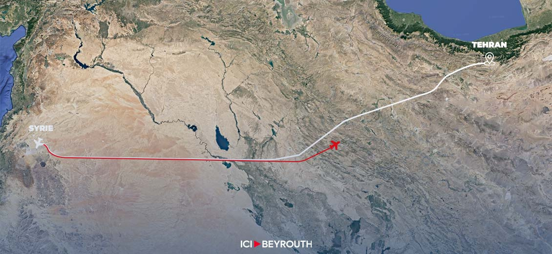 Frappes israéliennes contre l'aéroport de Damas, l'avion d'Abdollahian fait demi-tour