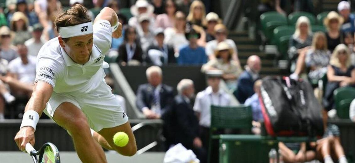 Wimbledon: nouvelle désillusion pour Ruud, sorti au deuxième tour