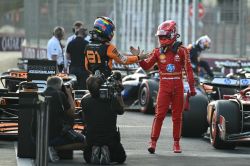 F1: Leclerc partira en pole du GP d'Azerbaïdjan, Verstappen 6e