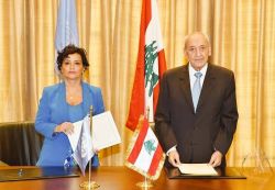 Signature d’un accord entre le Liban et l’ONU