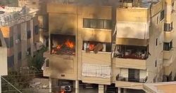 À Saïda, des déplacés fuient les bombardements