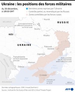 La Russie a gagné près de 4000 kilomètres carrés en Ukraine en 2024