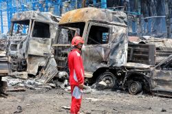 Iran: le feu «maîtrisé», au port Shahid Rajaï trois jours après l'explosion