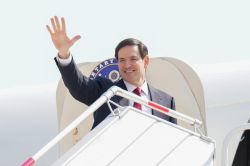 Le secrétaire d'Etat américain Marco Rubio au Qatar après l'attaque israélienne