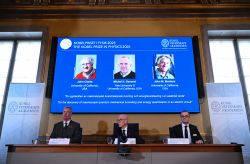 Le Nobel de physique récompense un trio pour sa découverte de l'effet tunnel quantique