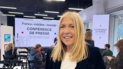 Marie Christine Saragosse présente le nouveau hub de France Médias Monde à Beyrouth