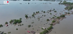 Dévastation à Kherson après la destruction du barrage