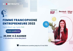 Lancement du concours «Femme francophone entrepreneure» 2022