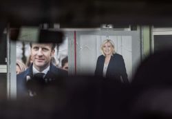 Derniers sondages avant le scrutin : Macron donné vainqueur entre 55,5% (Elabe) et 57% des voix (OpinionWay)