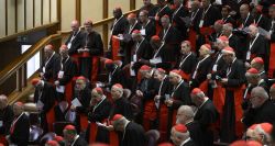 Les cardinaux arrivent au Vatican pour la douzième réunion de la congrégation