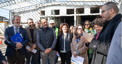 Yassine inspecte l’avancement des travaux à l’usine de tri de la Quarantaine 