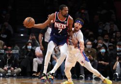 NBA: Kevin Durant porte des Nets diminués par le Covid face aux Sixers