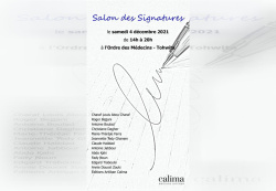 Salon des signatures le samedi 4 décembre – Calima éditions artliban