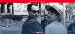 Jean-Luc Godard éternisé sur la Croisette