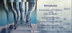 La rétrospective de 45 ans de peinture d’Amine Jules Iskandar