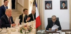 Les présidents américain et iranien signent à distance le protocole d'accord