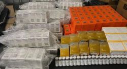 Saisie de médicaments et produits médicaux illégaux
