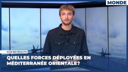 Les forces déployées en Méditerranée orientale