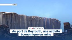 Au port de Beyrouth, une activité économique en ruine