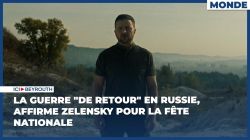 La guerre «de retour» en Russie, affirme Zelensky pour la Fête nationale