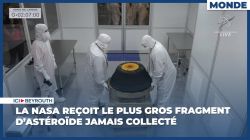 La Nasa reçoit le plus gros fragment d’astéroïde jamais collecté