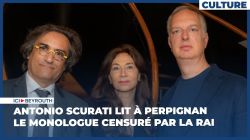 Antonio Scurati lit à Perpignan le monologue censuré par la RAI