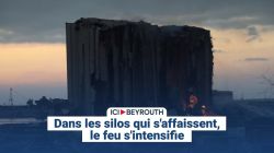 Dans les silos qui s'affaissent, le feu s'intensifie