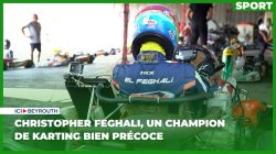 Christopher Feghali, un champion de karting bien précoce