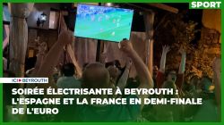 Soirée électrisante à Beyrouth: l'Espagne et la France en demi-finale de l'Euro