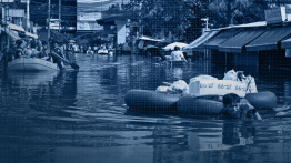 Inondations en Thaïlande: Bangkok toujours sous les eaux