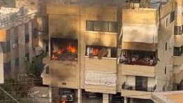 À Saïda, des déplacés fuient les bombardements