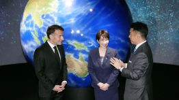 Macron reçu par l'empereur à la fin de sa visite au Japon