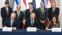 Israël, le Liban et les Etats-Unis signent un accord-cadre