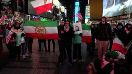 Diaspora iranienne manifeste à New York
