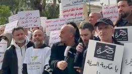 Manifestations contre la «Gap Law» à Beyrouth
