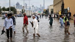Pluies exceptionnelles aux Émirats