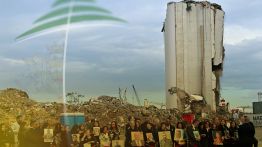 Accueil du Pape Léon XIV sur le site de l’explosion du Port