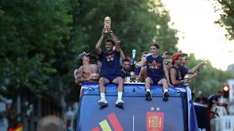 Madrid en liesse pour le sacre de la Roja